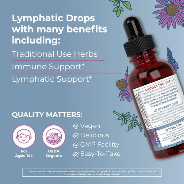 Organic Lymphatic Support Herbal Blend | MaryRuth's Wholesale