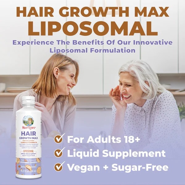 Hair Growth Max Liposomal | MaryRuth's Wholesale